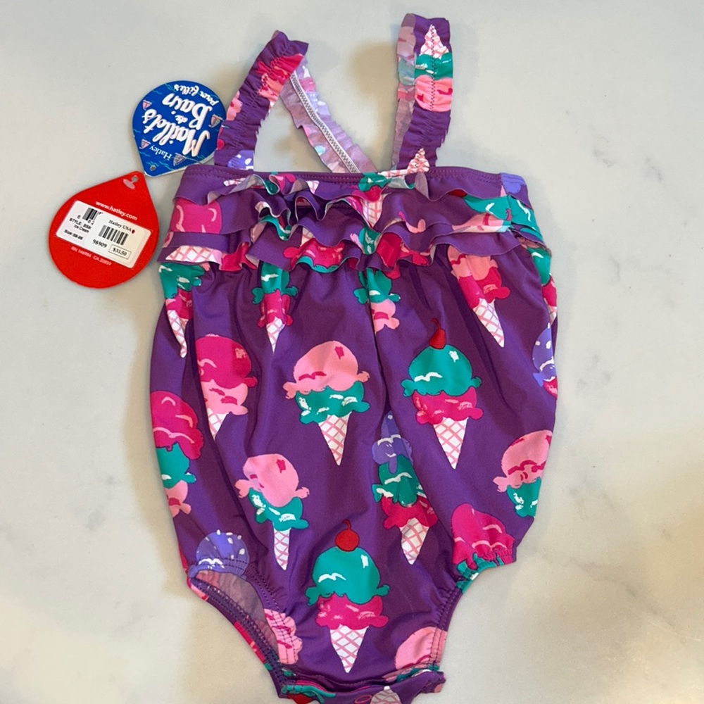 Hatley “Ice Cream Treat” Baby Swimsuit